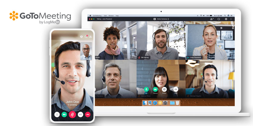 GoToMeeting is a video conferencing software that offers features such as screen sharing, recording, and chat...