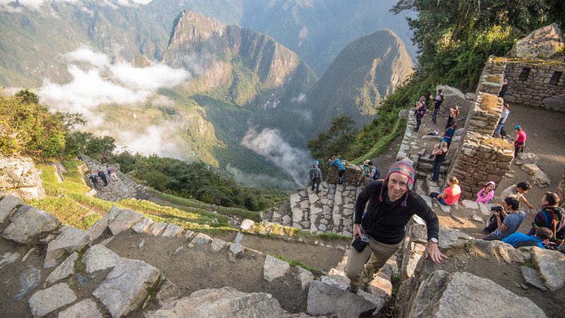 Inca Trail is a 26-mile hiking trail that leads to Machu Picchu, the famous ancient city in Peru.