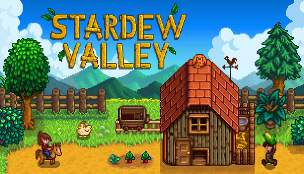 Stardew Valley is a farming simulation adventure game that allows you to grow crops, raise animals, and explore the game's world.