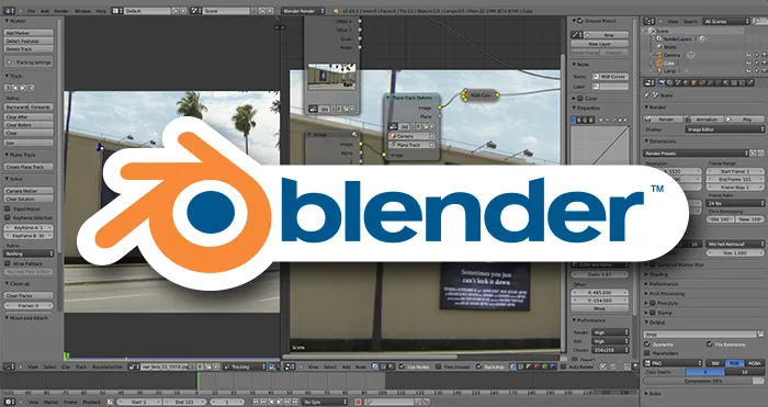 Blender is a free and open-source 3D creation software.