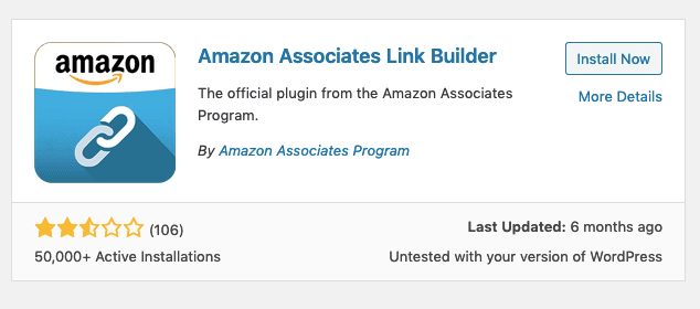 Amazon Associates Link Builder is a WordPress plugin that allows you to add Amazon affiliate links to your site.